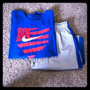 Nike Athletic Set - Tee and Shorts